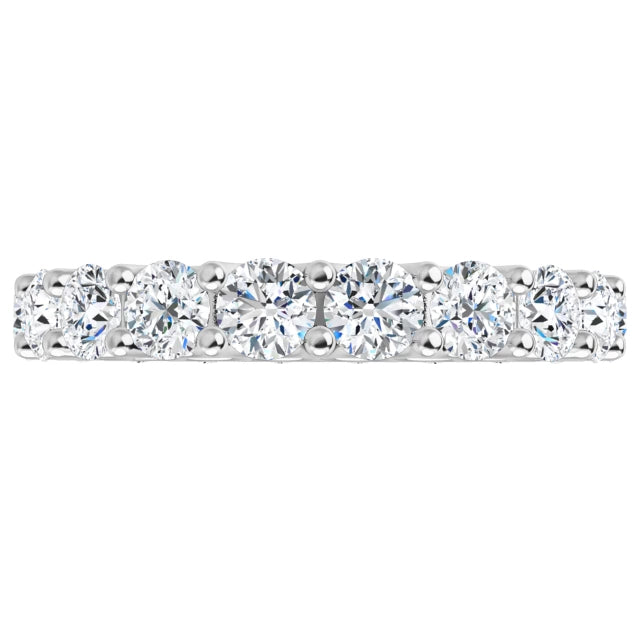 U-Prong Diamond Eternity Band