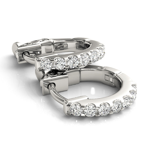 Diamond Huggie Hoops 0.5" 0.3 CTW