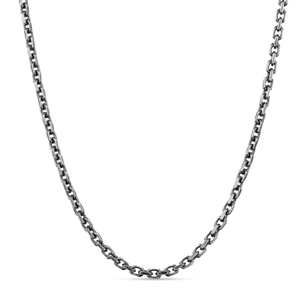 3.7mm Diamond Cut Cable Chain Sterling Silver