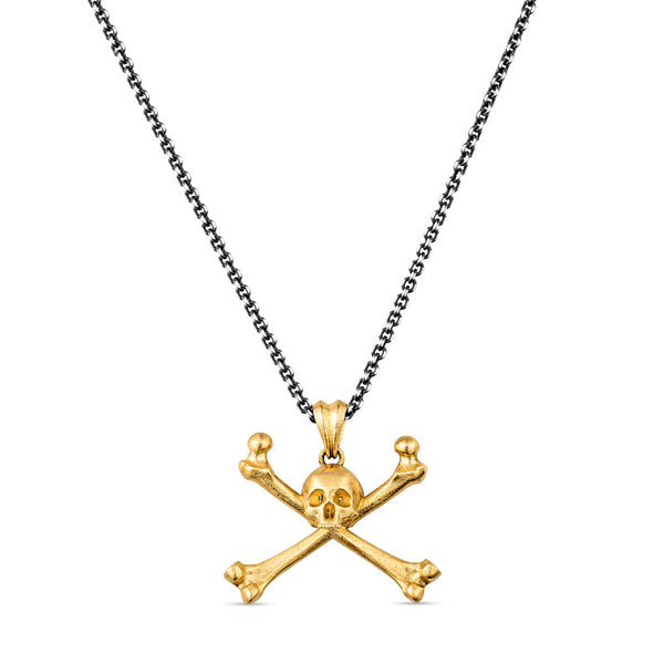 Small Skull and Crossbones Pendant