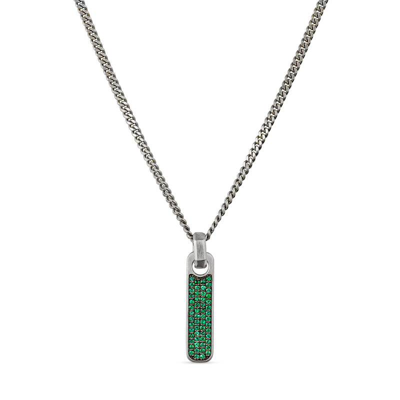 Pavé Zipper Pendant