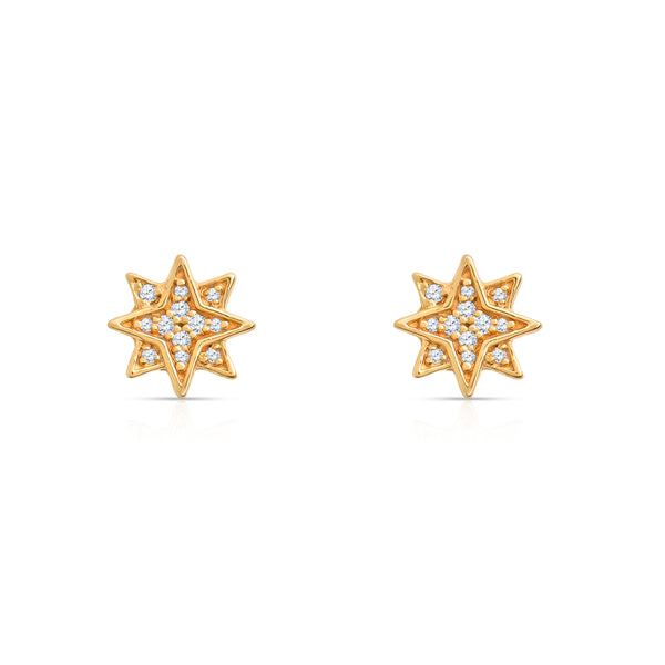 Diamond Star Earrings