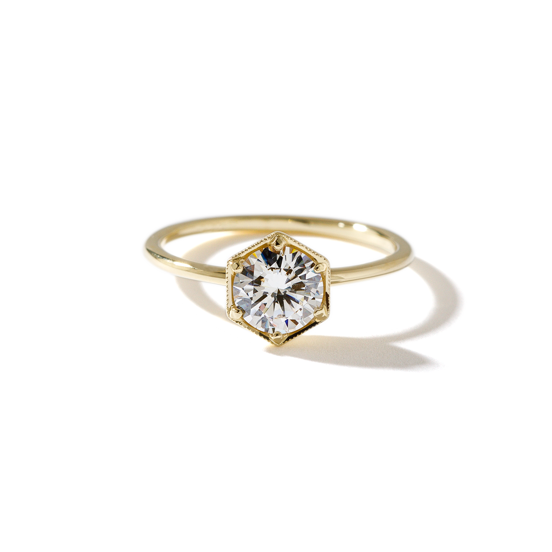 Selene Diamond engagement ring